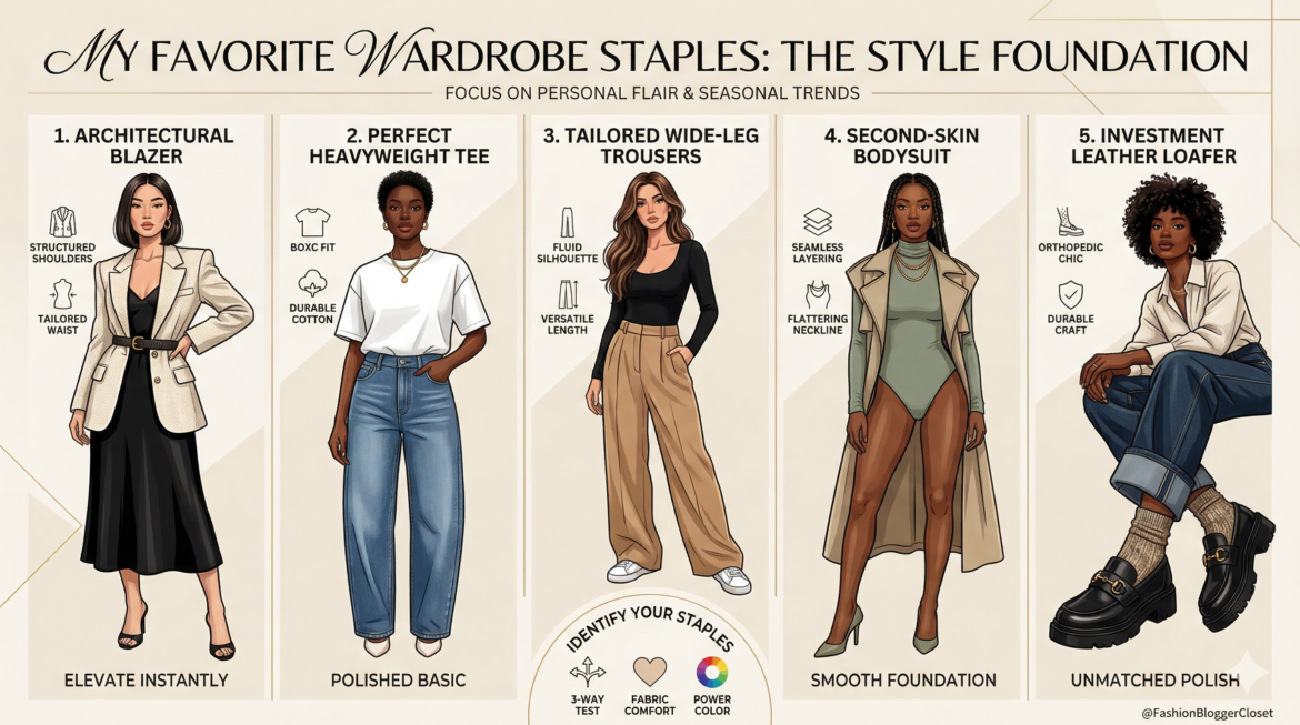 My Favorite Wardrobe Staples: The Building Blocks of Personal Style