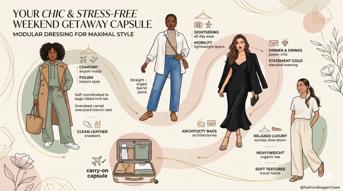 Weekend Getaway Guide 2026: How to Pack a High-Fashion Capsule in a Carry-On