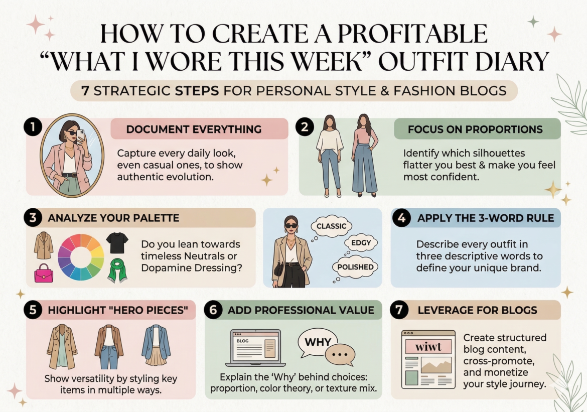 What I Wore This Week: A 7-Day Personal Style Outfit Diary and Wardrobe Inspiration Guide for Fashion Enthusiasts