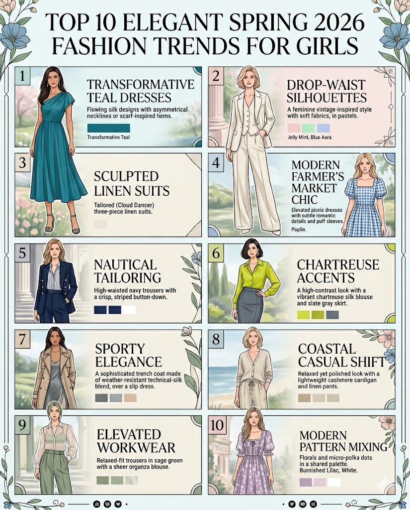 10 Easy Elegant Outfits for April 2026: The Ultimate Spring Fashion Guide for Girls