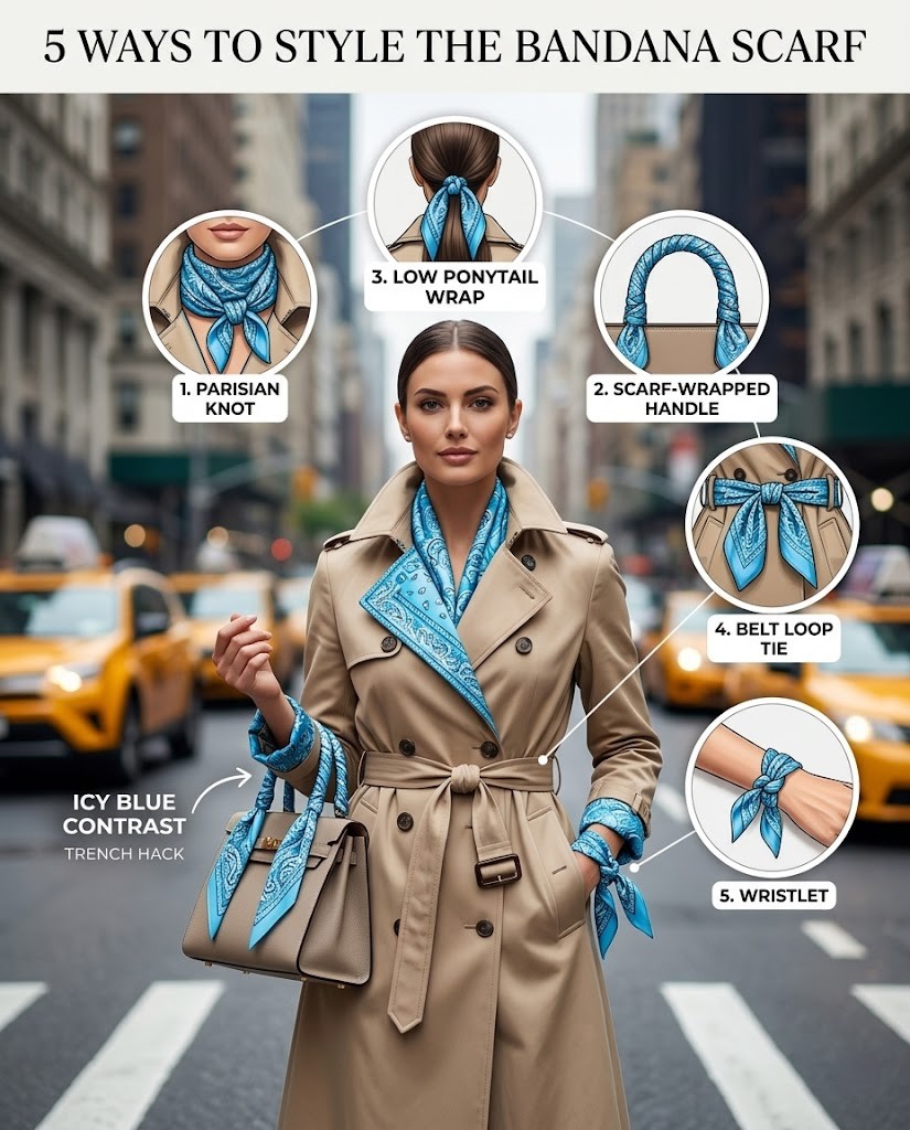 🎀 The $10 Accessory Ruling 2026: 5 Chic Ways to Style the Bandana Scarf This Week ✨