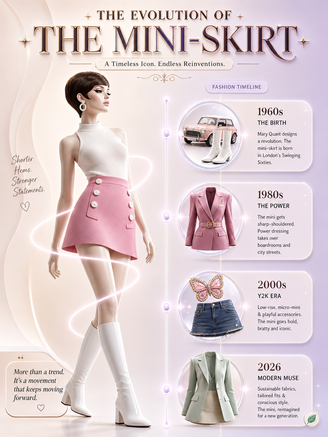 What is the History of the Mini-Skirt? The Evolution of a Fashion Icon 👗