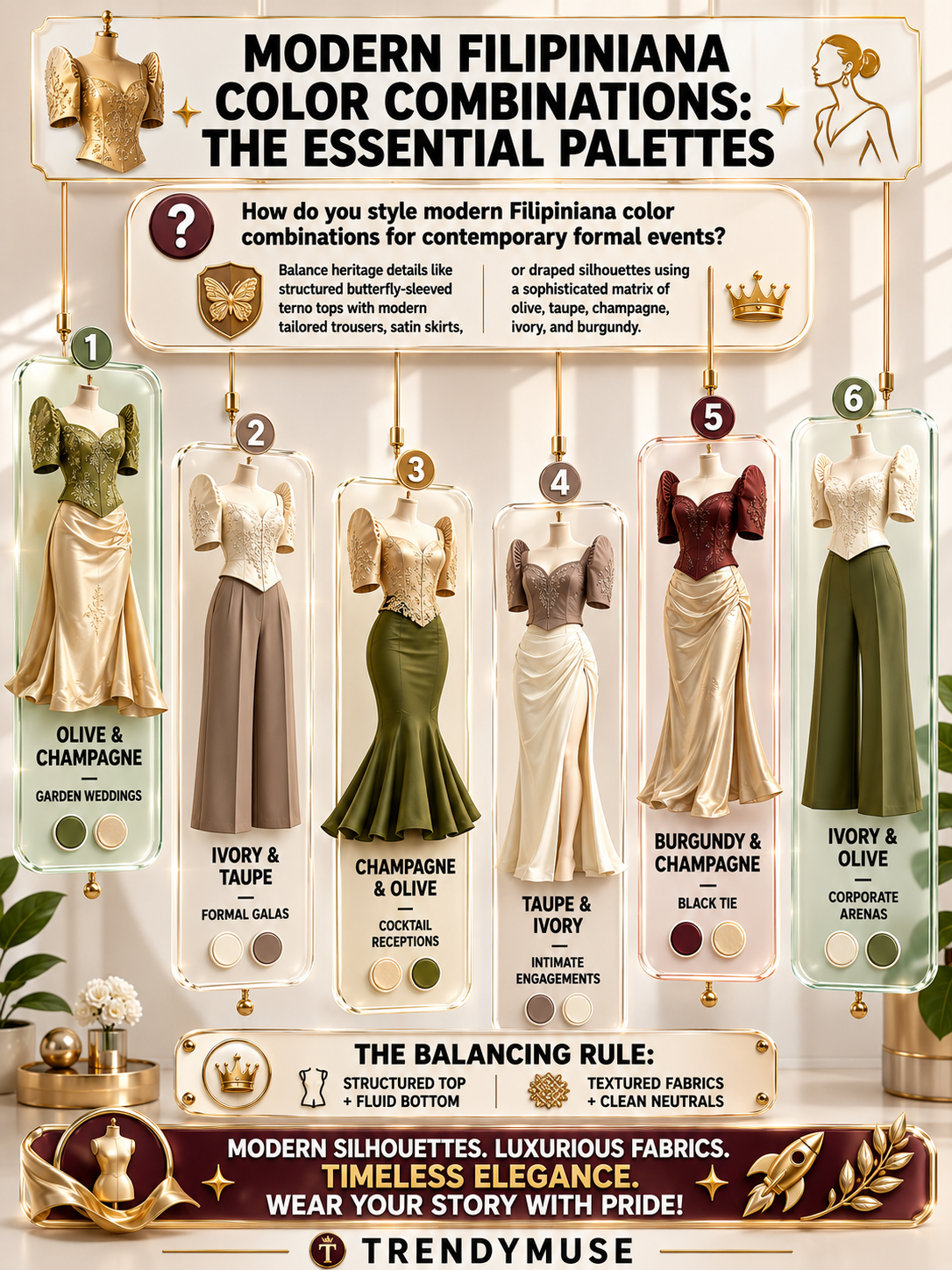π Modern Filipiniana Color Combinations: A Guide to Timeless Heritage Style π